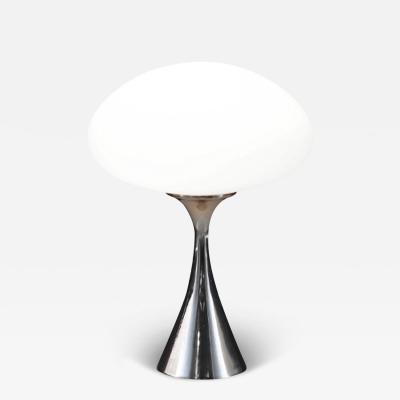  Laurel Light Co Laurel Chrome Mushroom Frosted Glass Shade Lamp