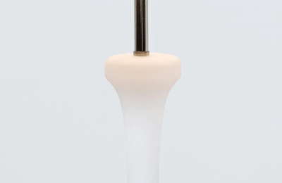  Laurel Light Co Mid Century Modern Frosted Glass Table Lamp by Laurel
