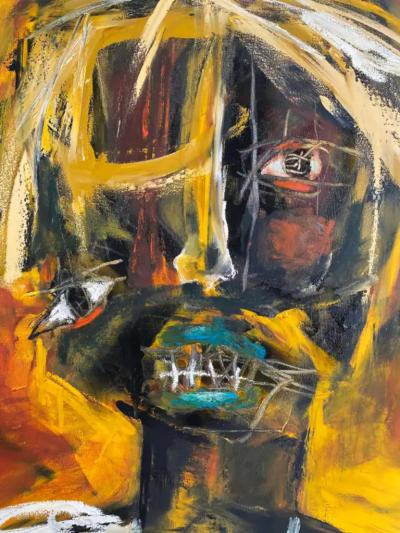  Laurent Proneur Laurent Proneur Abstract Oil Painting on Canvas French American Artist