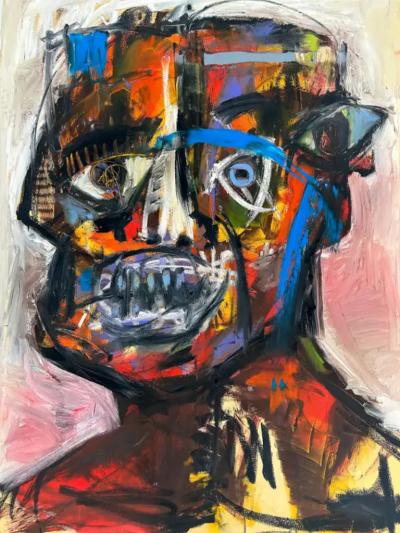  Laurent Proneur Laurent Proneur Abstract Oil Painting on Canvas French American Artist