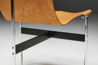  Laverne International Dining Set with T Chairs by Katavolos Kelley Littell and Tulip Dining Table