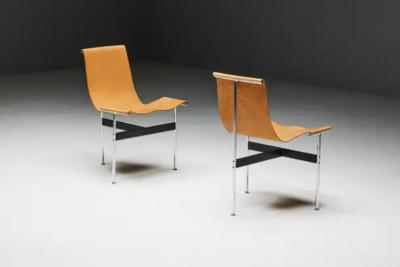  Laverne International T Chairs by Katavolos Kelley Littell for Laverne International US 1950s