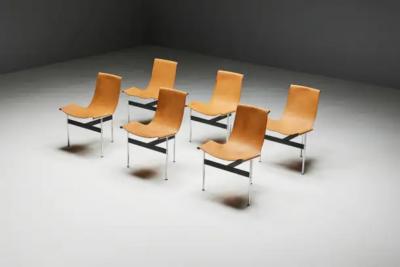  Laverne International T Chairs by Katavolos Kelley Littell for Laverne International US 1950s