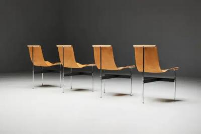  Laverne International T Chairs by Katavolos Kelley Littell for Laverne International US 1950s
