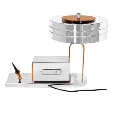  Lawson Time Inc Fantastic and Rare Lawson Clock Lamp