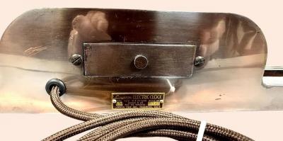  Lawson Time Inc Lawson Model P40 New Yorker Art Deco Electric Flip Clock