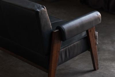  Le Corbusier Bridge Sofa by Le Corbusier and Pierre Jeanneret India 1950s