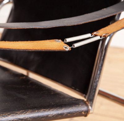  Le Corbusier Early Pair of Basculant Chairs By Le Corbusier 1950s