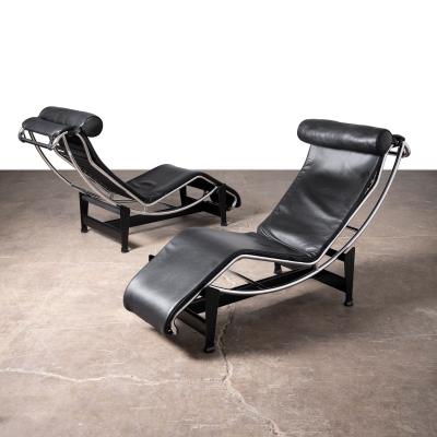  Le Corbusier Jeanneret Perriand Cassina LC4 Chaise Lounge by Le Corbusier Pierre Jeanneret Charlotte Perriand