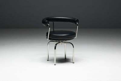  Le Corbusier Jeanneret Perriand LC7 Chairs by Charlotte Perriand Le Corbusier and Pierre Jeanneret 1980s