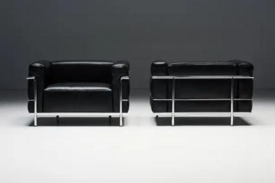 Le Corbusier LC3 Armchair by Le Corbusier for Cassina 1990s