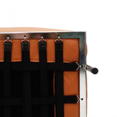  Le Corbusier Modernist Le Corbusier LC2 Model For Cassina Brown Leather Italian Armchair 1980