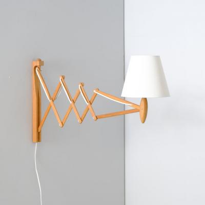  Le Klint Le Klint Scissors Sax Wall Lamp by Erik Hansen Model 332 Denmark 1970s
