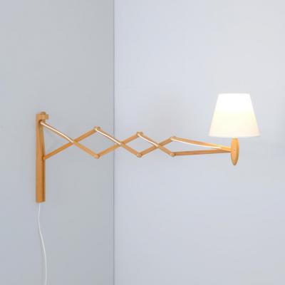  Le Klint Le Klint Scissors Sax Wall Lamp by Erik Hansen Model 332 Denmark 1970s