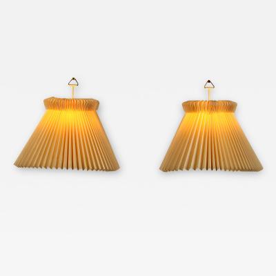  Le Klint Pair of Le Klint Model 203 Wall Lamps Denmark 1960s