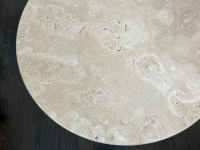  Le Lampade 35 Travertine Coffee Table by Le Lampade