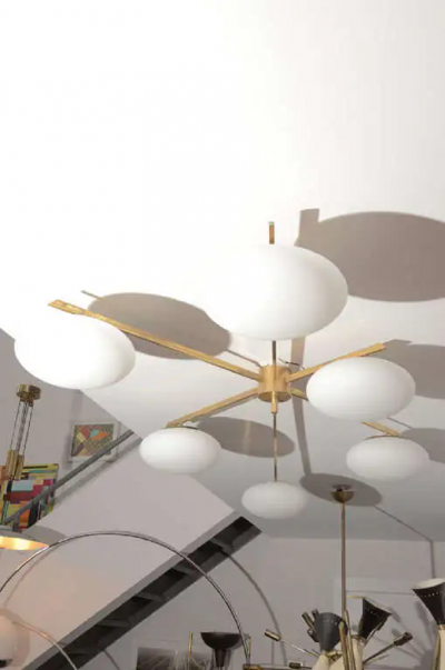  Le Lampade Brass Flush Mount by Le Lampade