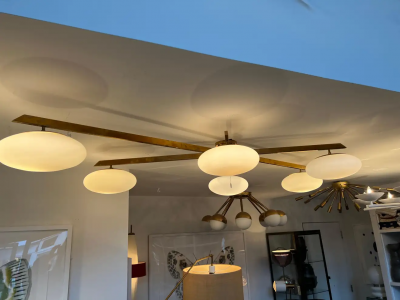  Le Lampade Brass Flush Mount by Le Lampade
