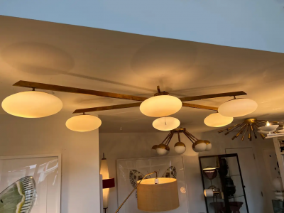  Le Lampade Brass Flush Mount by Le Lampade