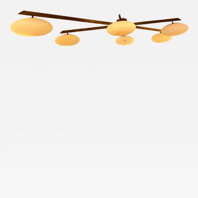  Le Lampade Brass Flush Mount by Le Lampade