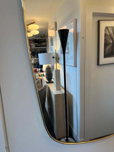  Le Lampade Italian Brass Mirror by Le Lampade