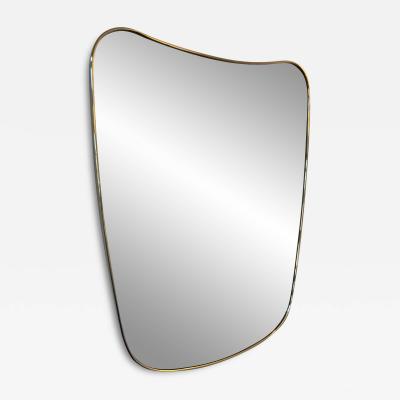  Le Lampade Italian Brass Mirror by Le Lampade