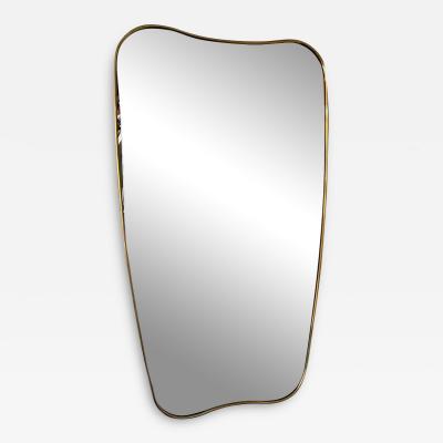  Le Lampade Italian Brass Mirror by Le Lampade