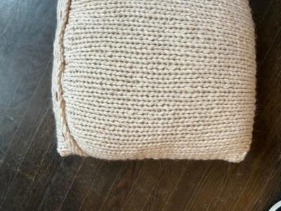  Le Lampade Lana Beige Wool Pillow by Le Lampade