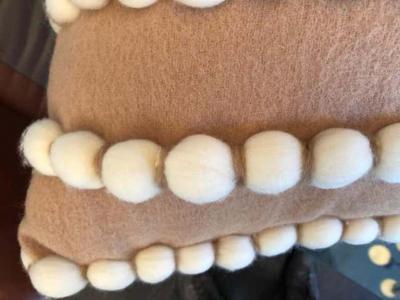  Le Lampade Lido Beige Wool Pillow Le Lampade