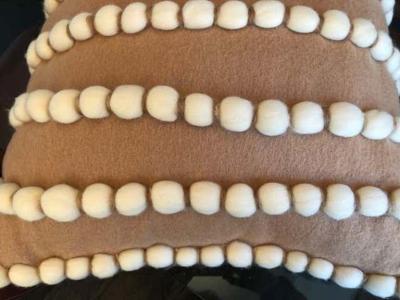  Le Lampade Lido Beige Wool Pillow Le Lampade