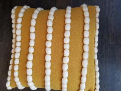  Le Lampade Lido Dijon Wool Pillow by Le Lampade