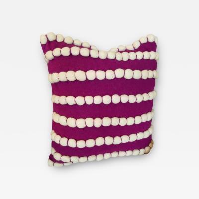  Le Lampade Lido Fuchsia Pillow by Le Lampade