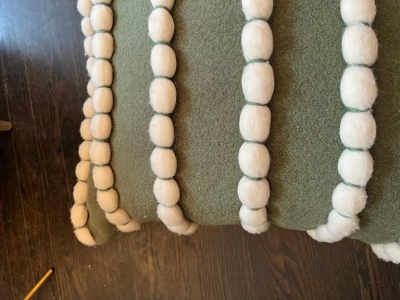  Le Lampade Lido Green Pillow by Le Lampade