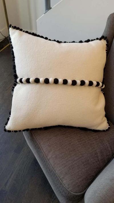  Le Lampade Lido III Merino Wool Pillow by Le Lampade