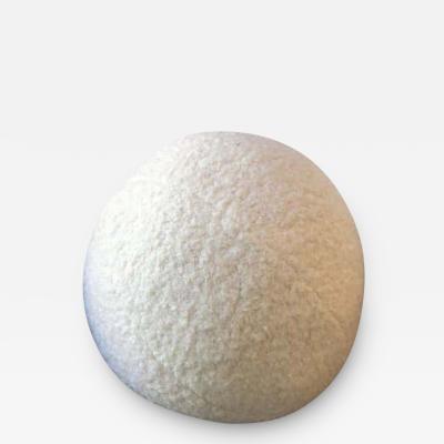  Le Lampade Mina 8 White Boiled Wool Pillow Sphere by Le Lampade