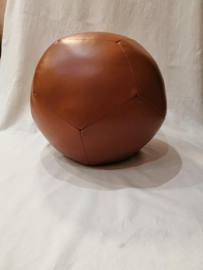  Le Lampade Palla Leather Foot Rest by Le Lampade