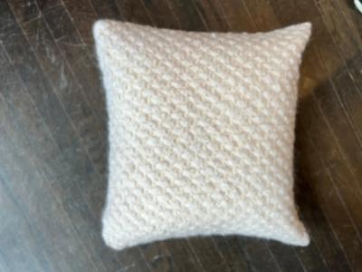  Le Lampade RISO Handmade Wool Off White Pillow by Le Lampade
