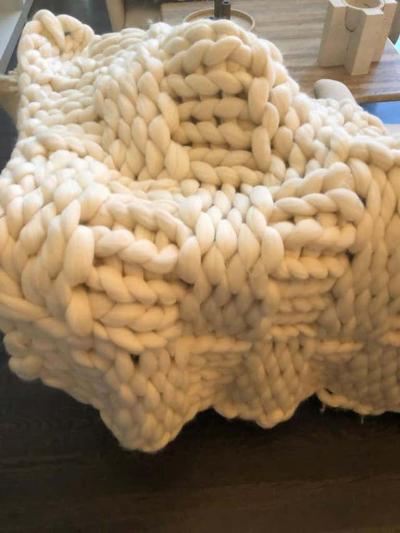  Le Lampade Roma Loop Wool Throw by Le Lampade