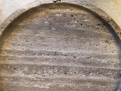  Le Lampade Roman Travertine Vessel by Le Lampade