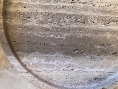  Le Lampade Roman Travertine Vessel by Le Lampade