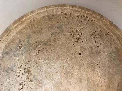  Le Lampade Roman Travertine Vessel by Le Lampade