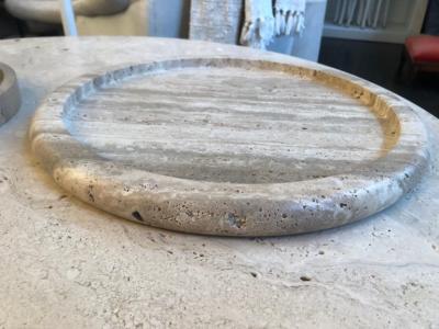  Le Lampade Travertine Tray by Le Lampade