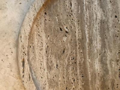  Le Lampade Travertine Tray by Le Lampade