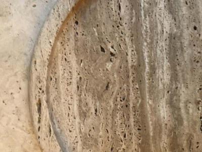  Le Lampade Travertine Tray by Le Lampade