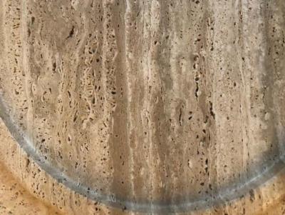  Le Lampade Travertine Tray by Le Lampade