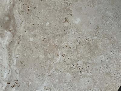  Le Lampade White Roman Travertine Coffee Table by Le Lampade 17 H x 30D