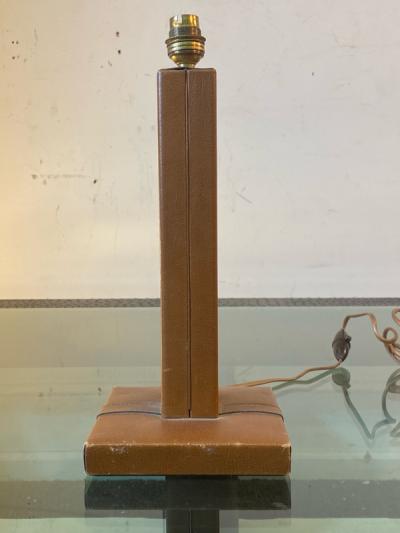  Le Tanneur MID CENTURY FRENCH LEATHER LAMP