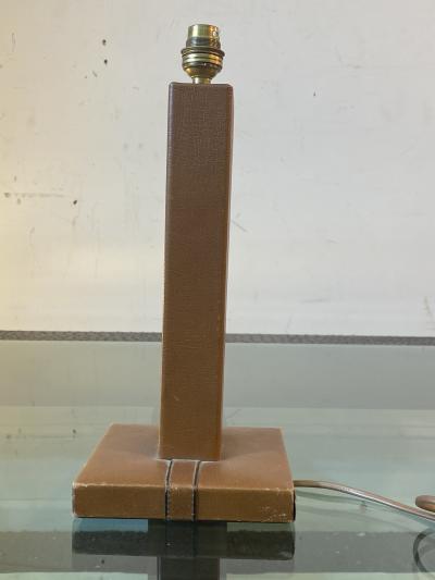  Le Tanneur MID CENTURY FRENCH LEATHER LAMP