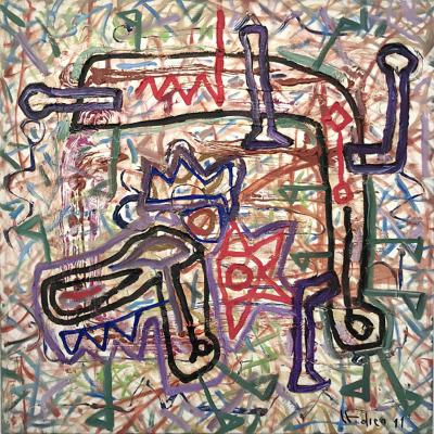  Le Trieu Dien Dragon An Ode to Basquiat 2011