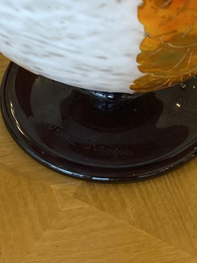  Le Verre Francais Glycines Vase by Le Verre Francais